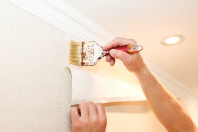Pose de papier peint à Pruzilly — revêtements muraux et toiles de verre